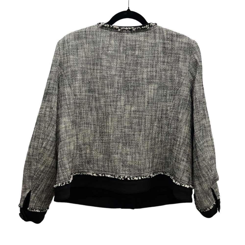 Rachel Roy‎ Black and White Tweed Jacket Size 16W - Picture 2 of 11